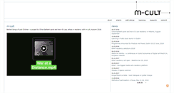 Desktop Screenshot of m-cult.org